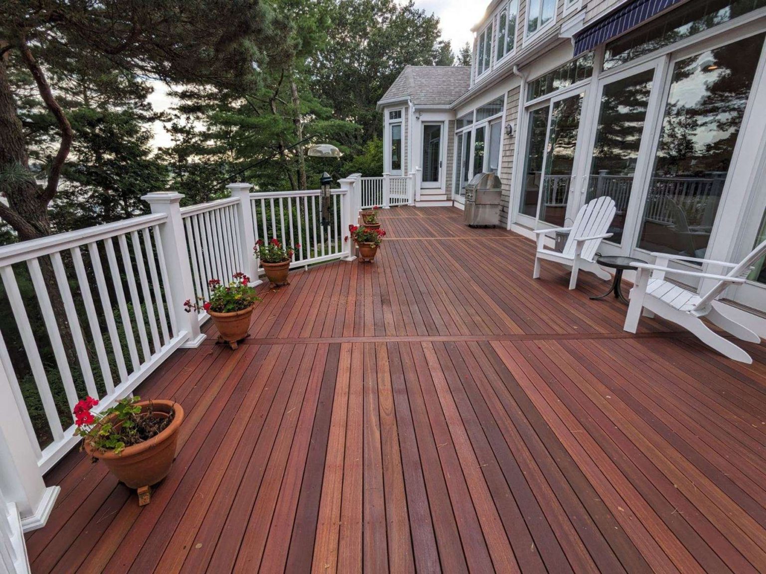 Red Balau and Mahogany Deck