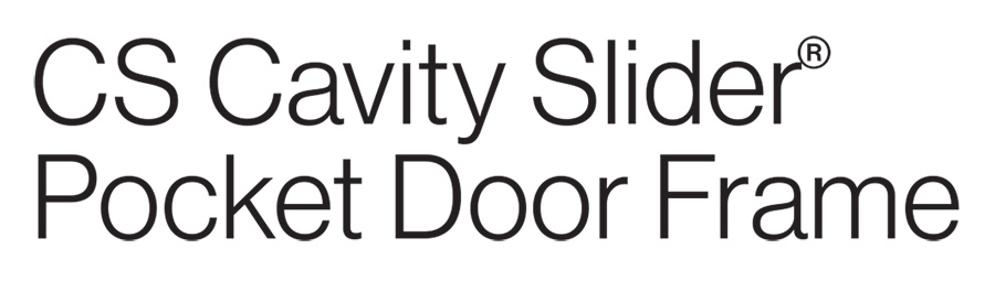 POCKET DOOR FRAME BY CAVITY SLIDER