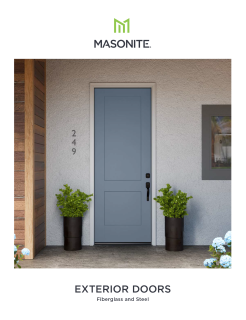 MASONITE EXTERIOR DOORS