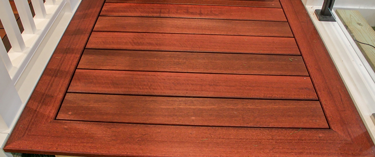 Red Balau Decking