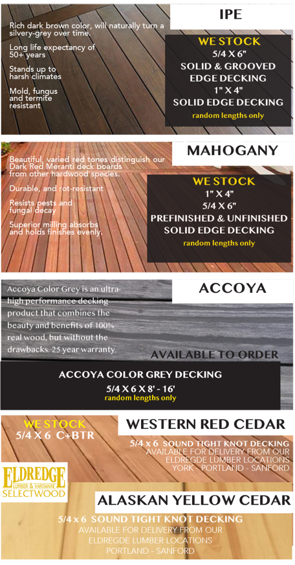 Specialty Wood Decking