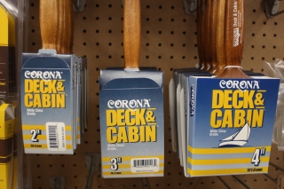 Corona China Bristle Deck Brushes