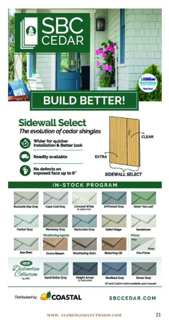 SBC WHITE CEDAR SHINGLES